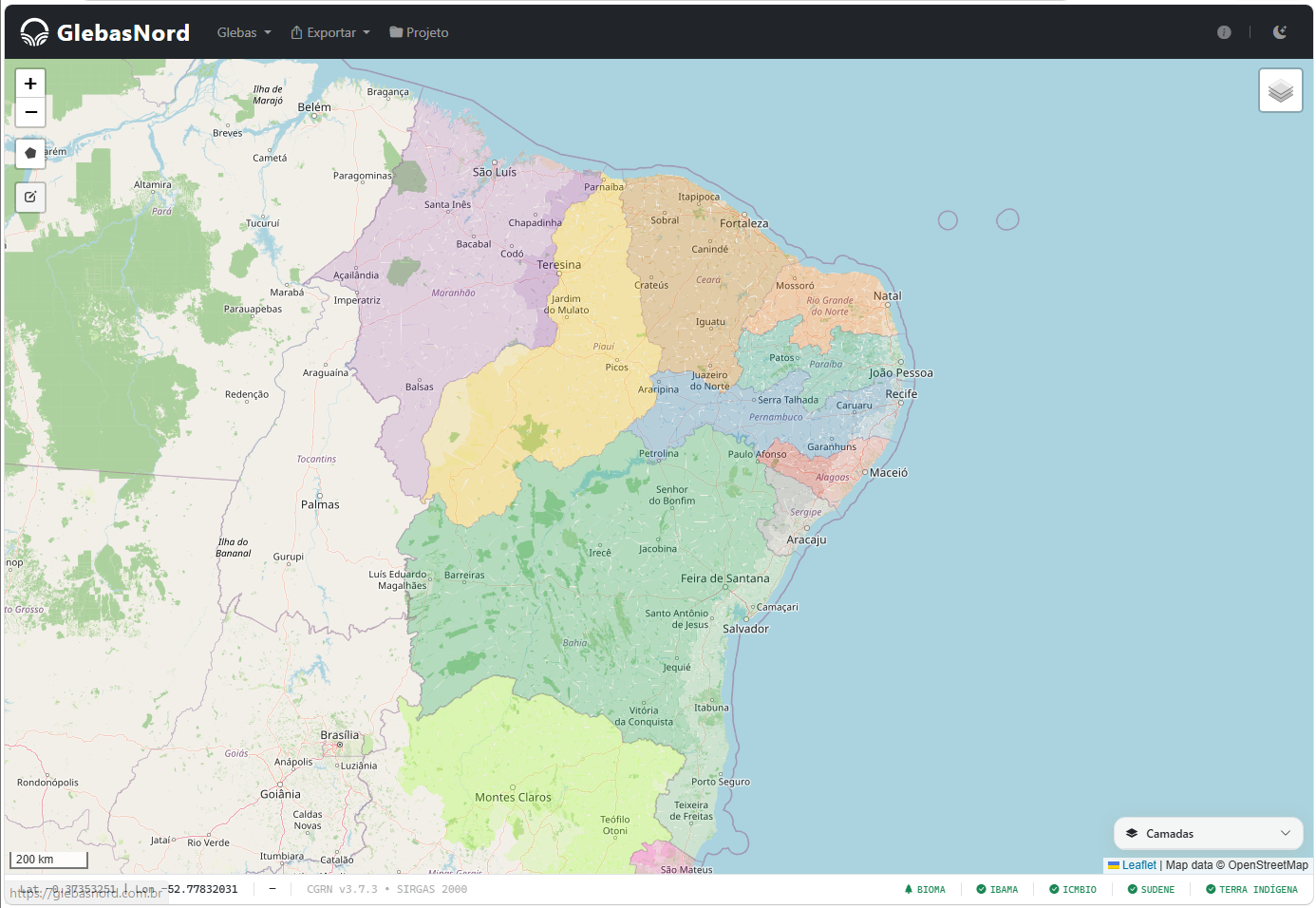 Visão Geral do GlebasNord